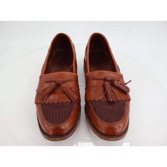 Allen Edmonds Men\'s Cody Tassel Loafer Size 11 D Brown Leather Slip On Shoe main image 11
